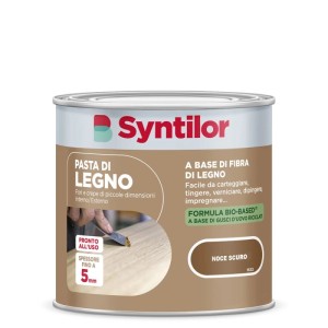Pasta di legno 500 gr noce scuro