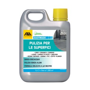 Flacone di FILA Easywash detergente per superfici, adatto per piastrelle, legno, laminato, PVC e altro.