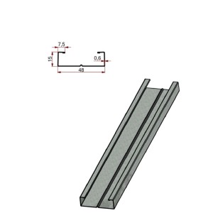 Profilo t.b.t. per cartongesso, accessori per pannelli in cartongesso.
