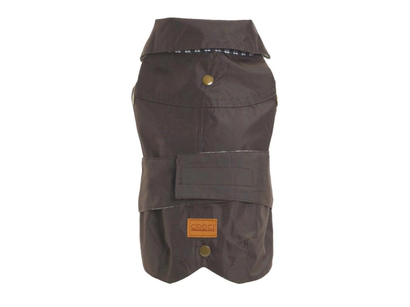 Cappotto impermeabile cane Montreal 60 cm marrone OBI