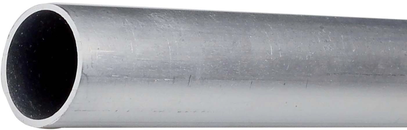 Tubo In Alluminio Anodizzato - 1m X 8mm, Argento, Per Fai-da-te E Modellismo