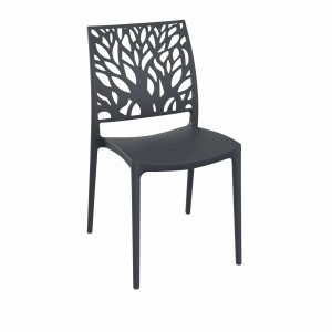 Sedia Tree 45x54x85 cm Grigio