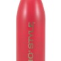 Borraccia rossa t.b.t. per campeggio e outdoor con tappo argentato.