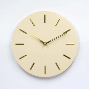 Orologio da parete Altair Ø 30x4 cm panna