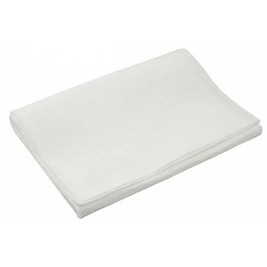 Filtro in pile t.b.t. bianco, rettangolare e piegato.