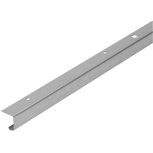 Profilo di scorrimento Hettich TopLine 3/3plus, acciaio zincato, per ferramenta per porte scorrevoli fino a 40 kg.