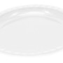 Piatto t.b.t. bianco rotondo per campeggio e outdoor.
