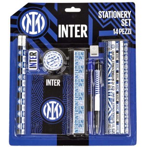 t.b.t. Set di cancelleria con design Inter Milan, 14 pezzi.