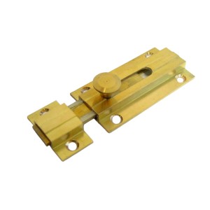 Catenaccio color ottone t.b.t. per porte e finestre.