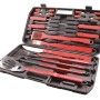 Set di utensili per barbecue t.b.t. in valigetta, accessori per barbecue.