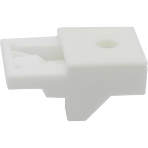 Supporto a soffitto Mydeco per bastone per tenda Smart a binario singolo, supporto bianco.