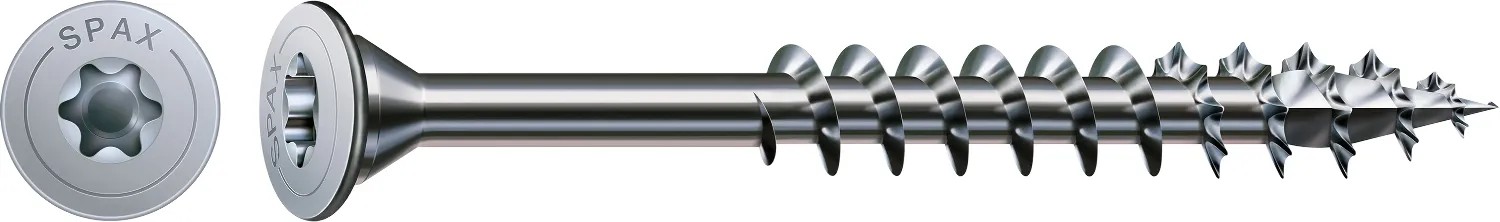 Spax Vite Per Terrazze Testa Svasata Prof. T-Star Plus 5 Mm X 60 Mm 200 Pz