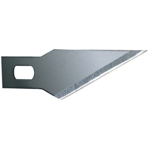 Lama di ricambio Stanley per coltello da hobby, lama in acciaio con angolo acuto per tagli precisi.