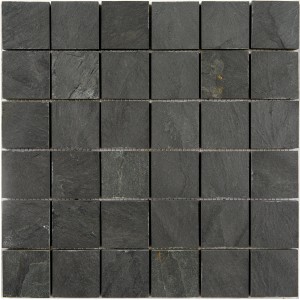 Piastrella a mosaico quadrata grigia di t.b.t. per pareti e pavimenti.