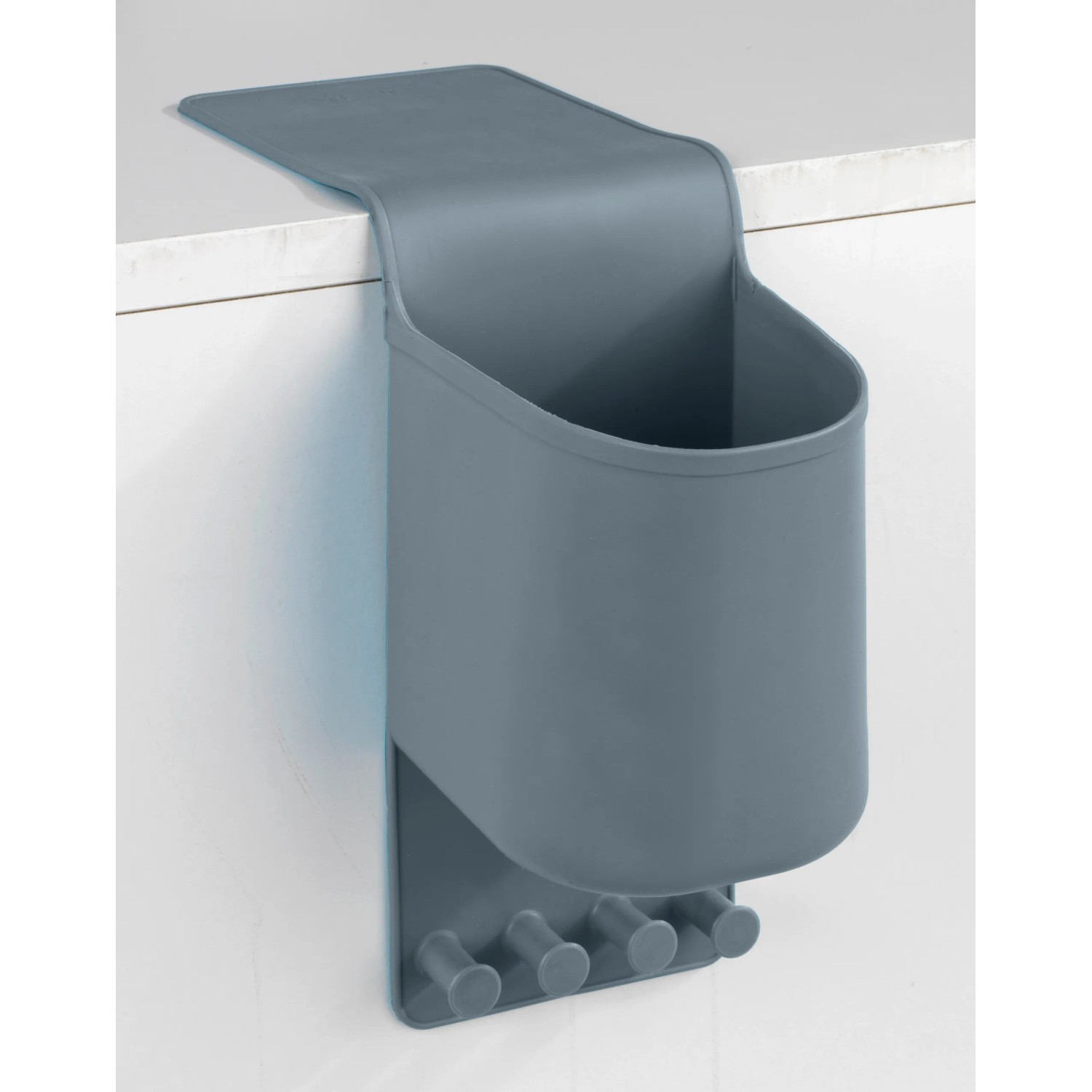 Feridras porta scopino velvet cromato/vetro satinato adesivo/viti 015106