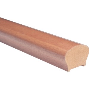 Corrimano t.b.t. in legno, vista laterale.