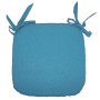 Cuscino per sedia t.b.t. turchese con lacci.
