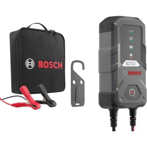 Caricabatteria Bosch C10 per batterie auto e moto da 12V