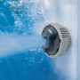 Dettaglio di un ugello AirJet in funzione nella vasca idromassaggio Bestway Lay-Z-Spa Miami.
