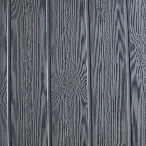 Pavimenti autobloccanti t.b.t. grigi con venature del legno per esterni.