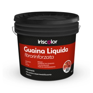 Secchio di guaina liquida rossa fibrorinforzata di iricolor.