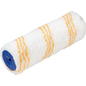 Rullo per dispersioni LUX 25 cm, poliammide, a righe dorate, per pitture murali e soffitti.