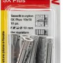 Tasselli Fischer SX Plus, confezione da 10, adatti per muratura piena e forata.