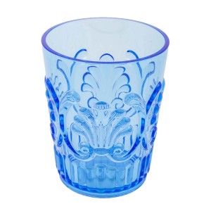 Portaspazzolino blu t.b.t. con motivo in rilievo.