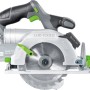 Sega circolare a mano LUX-TOOLS A-KS-20/150 (senza batteria) grigia/verde. Sega a batteria per tagli precisi.
