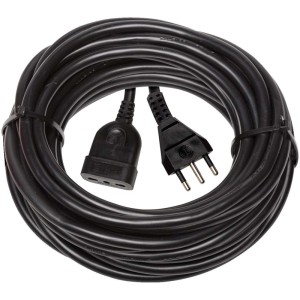 Prolunga plastica brennenstuhl® 16A IT 20m nero