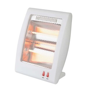Stufa al quarzo raggi infrarossi 29x14x37 cm bianco