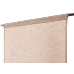 Pannello in tessuto t.b.t. beige trasparente come decorazione per finestre.