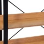 Scaffale in metallo e legno Achille 5 ripiani 120x28x171 cm_5