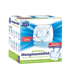 Deumidificatore Air Max, assorbe l'umidità e combatte i cattivi odori.