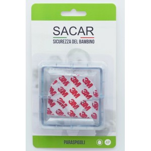 Paraspigoli SACAR per camerette, confezione da 4. Protegge dagli spigoli vivi.