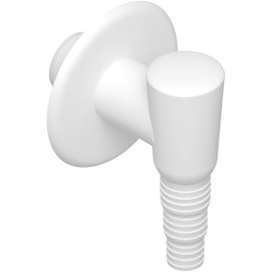 Sifone bianco per lavatrice/lavastoviglie.