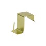 Supporto color oro per bastone per tende a vetro da fissare al telaio della finestra.