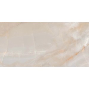 Piastrella in gres porcellanato Nizza Taupe smaltato lucido 60x120 cm 1,44 m²