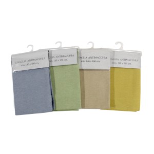 Tovaglie t.b.t. antimacchia di vari colori, 140x180 cm.