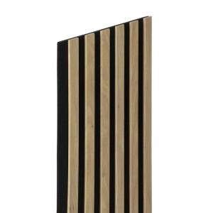 Pannello fonoassorbente decorativo Saragossa beige 240x30 cm Sp. 19 mm