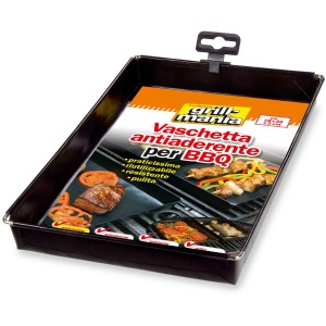 Vaschetta antiaderente Grillmania per barbecue, per una grigliata pulita.