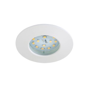 Faretto da incasso a LED Briloner dimmerabile, bianco, in set da 1, rigido. Ideale per bagno e soggiorno.