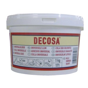 Secchio di adesivo universale Decosa, 1 kg.