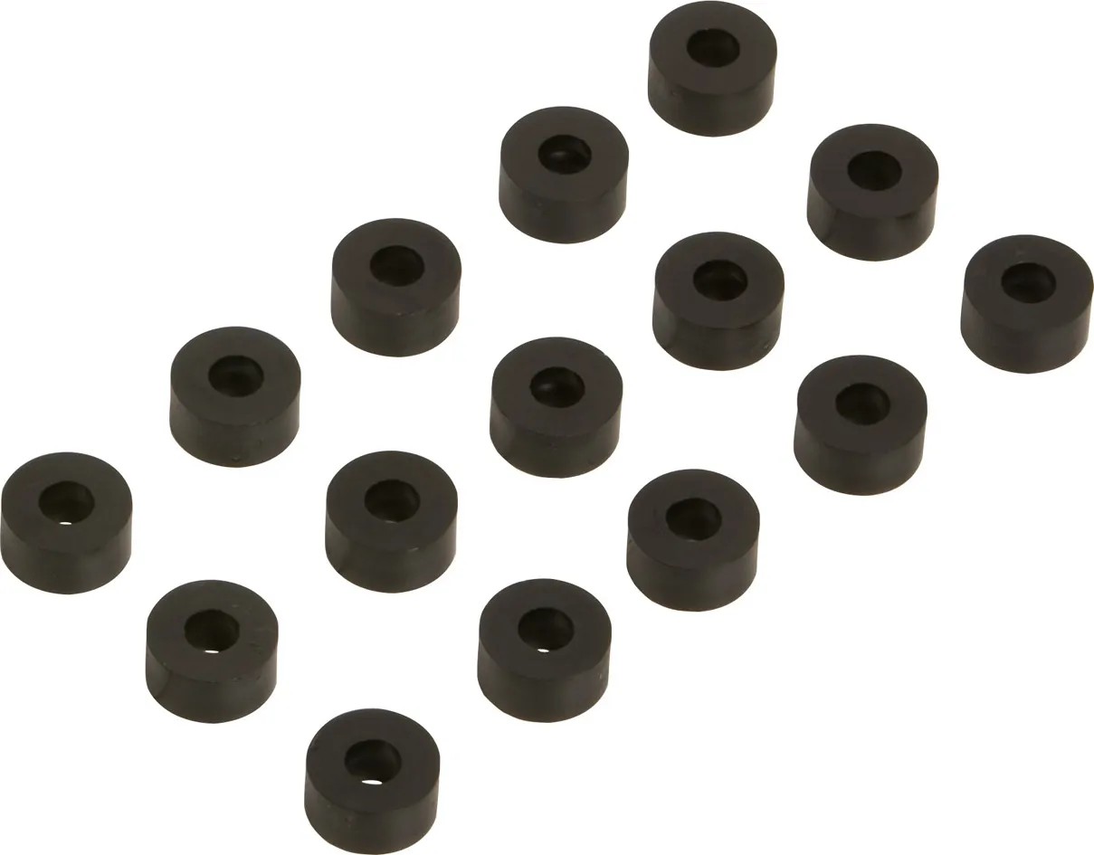 Bussole Distanziali In Plastica - Set 20 Pezzi, 4 Misure, Nero - Foto 3