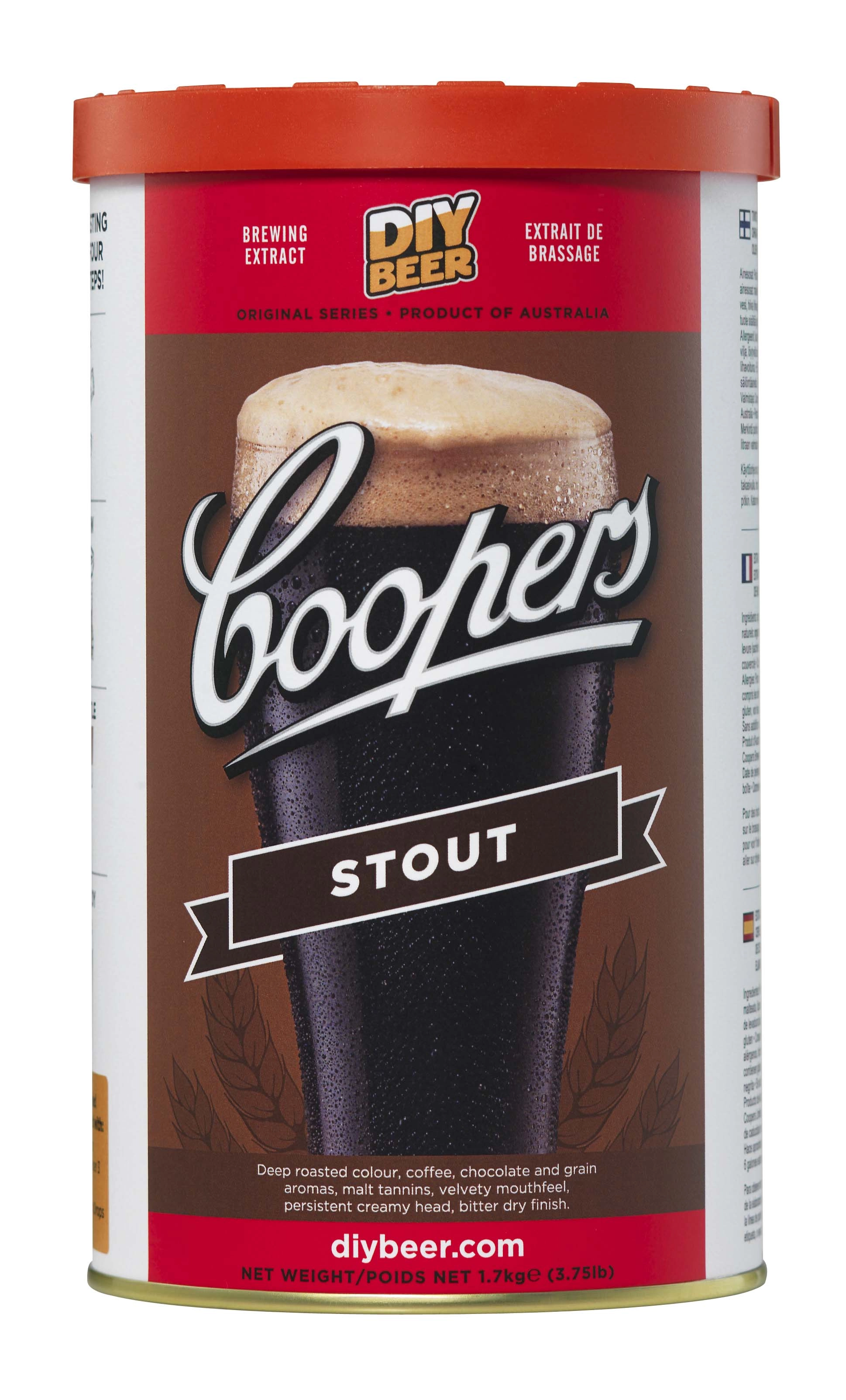Malto per birra Coopers Stout da kg 1,7