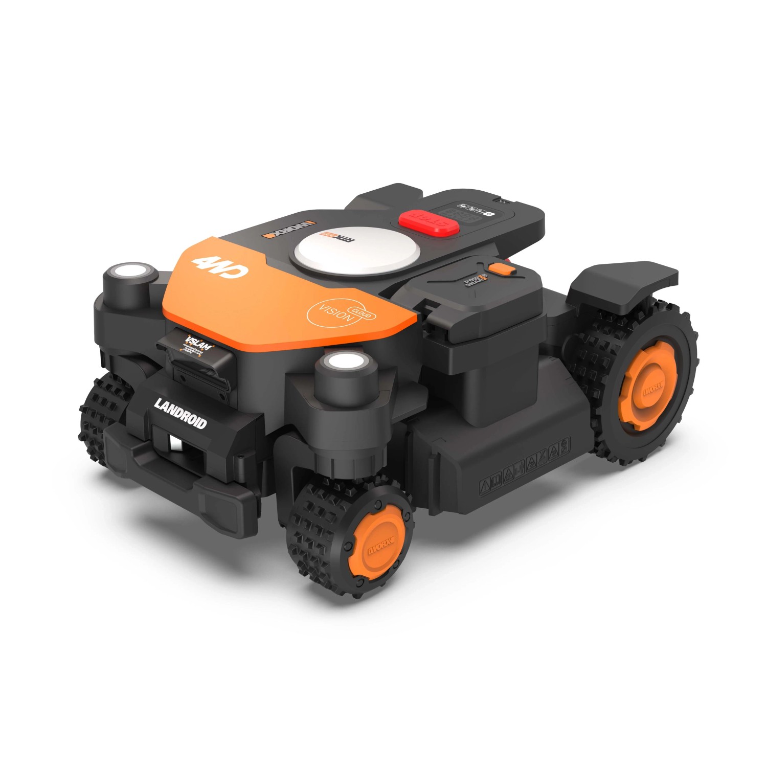 Robot tagliaerba Worx Landroid Vision Cloud L2000 4WD WR342E, autonomo, trazione integrale.