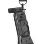 Supporto per cellulare nero t.b.t. per interni auto con cordino.