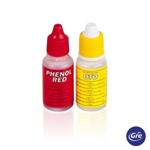 Kit test acqua: reagente fenolo rosso e OTO per l'analisi dell'acqua.