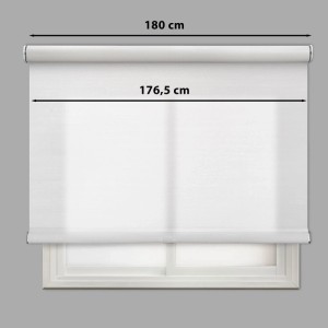 Tenda a rullo Vetas filtrante 180x250 cm bianco