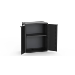 Mobile da balcone t.b.t. grigio aperto con un ripiano.